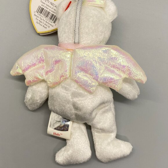 Ty Jingle Beanies Angel Bears Ornaments 2001 Halo 2002 Halo II 2003 Herald - Picture 8 of 16